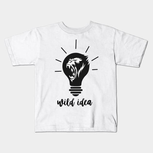 Wild Idea Kids T-Shirt by Whatastory